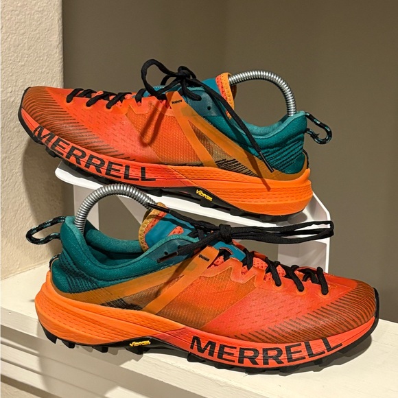 Merrell MTL MQM Mens Sneakers US 7.5 Tangerine Mineral Hiking Shoes J067155 - Picture 1 of 12
